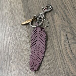 Coach Feather Bag Charm